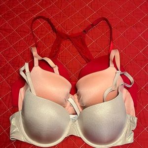 Lot of 3 Victorias Secret Bras 36C
